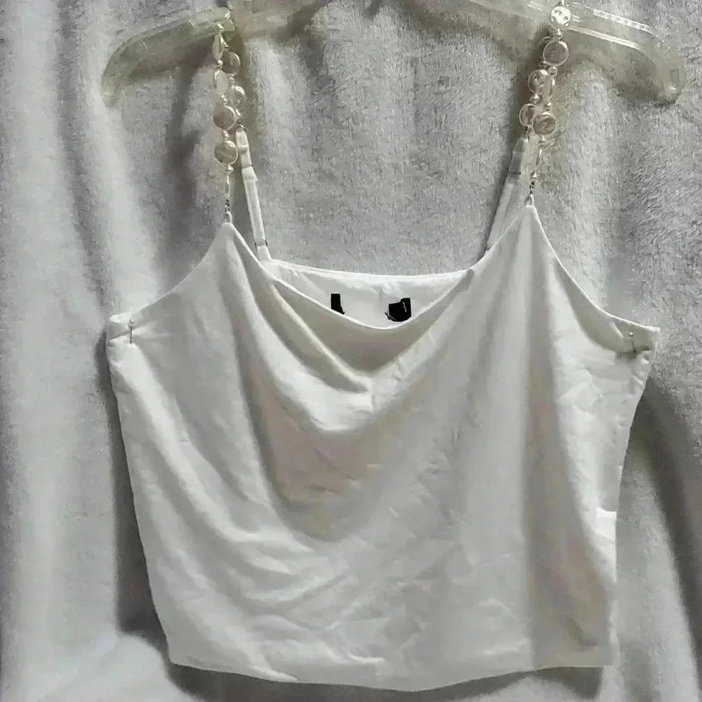 White crop top size 1X - Picture 3 of 5